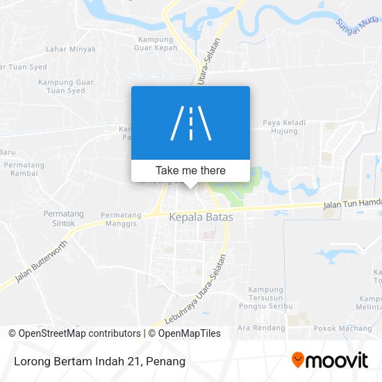 Lorong Bertam Indah 21 map