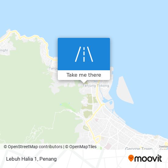 Lebuh Halia 1 map