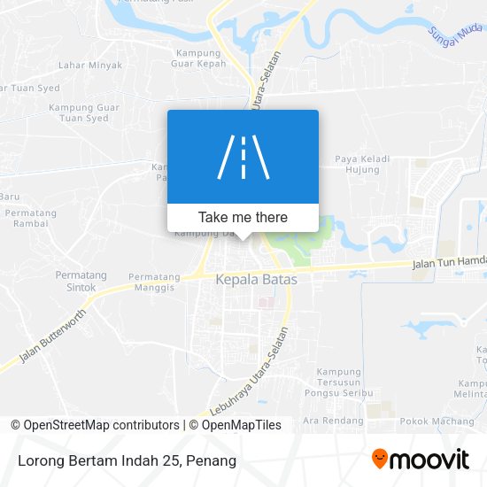 Lorong Bertam Indah 25 map