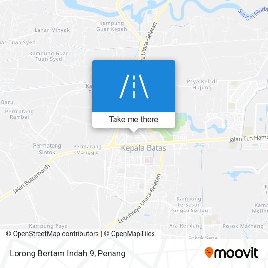 Lorong Bertam Indah 9 map