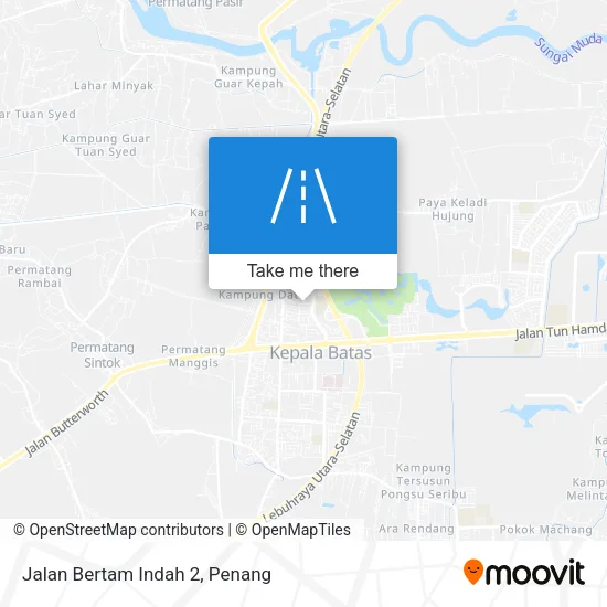 Jalan Bertam Indah 2 map