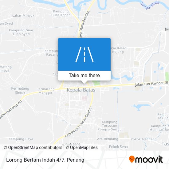 Lorong Bertam Indah 4/7 map