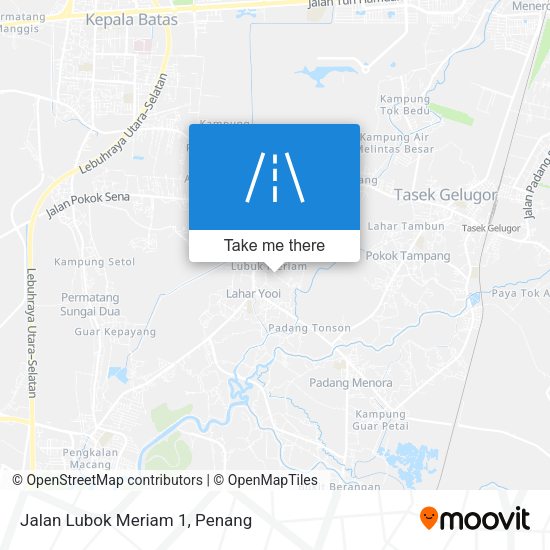 Peta Jalan Lubok Meriam 1