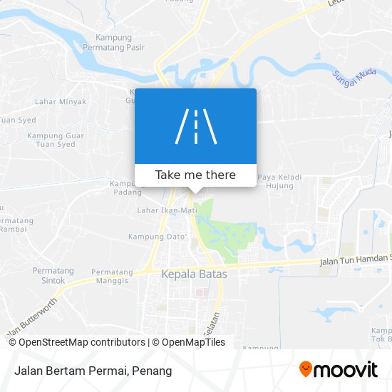 Jalan Bertam Permai map