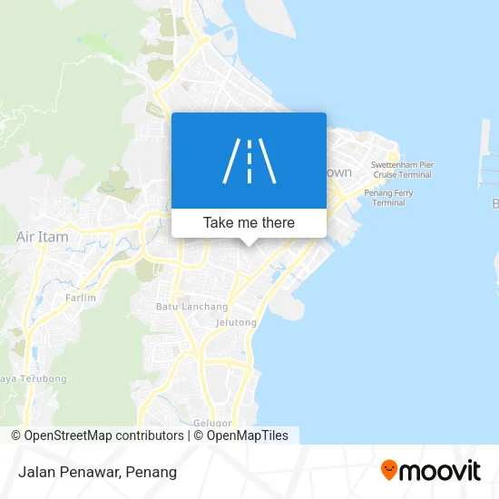 Jalan Penawar map