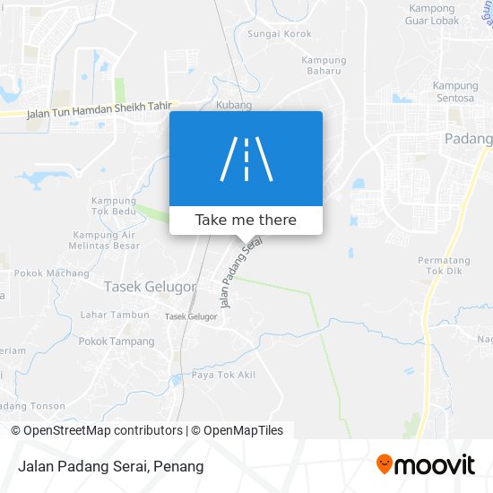 Peta Jalan Padang Serai