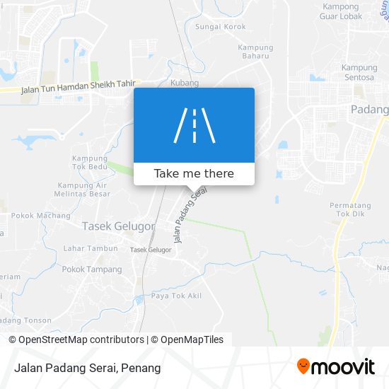 Jalan Padang Serai map