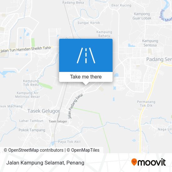 Peta Jalan Kampung Selamat