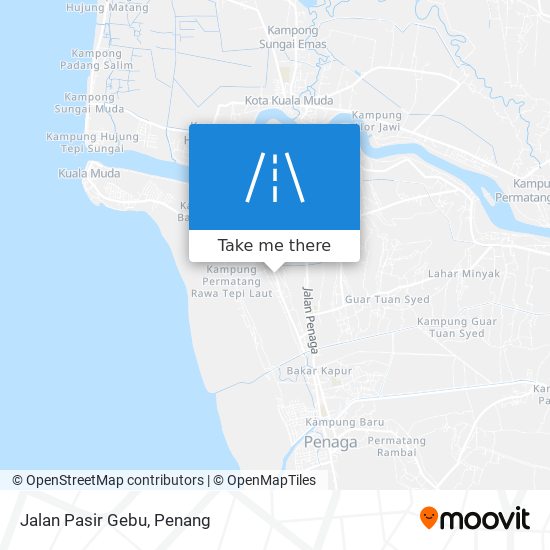 Peta Jalan Pasir Gebu