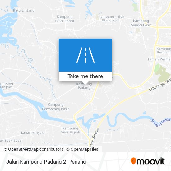 Peta Jalan Kampung Padang 2