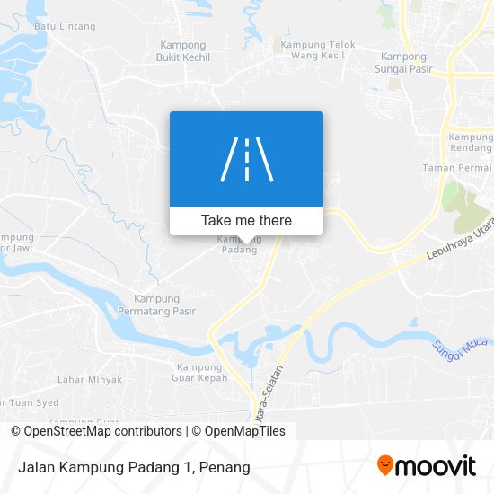 Jalan Kampung Padang 1 map