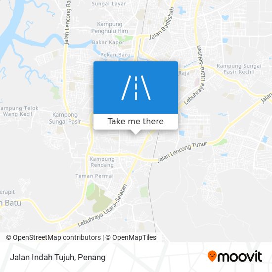 Peta Jalan Indah Tujuh