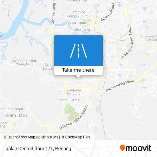 Jalan Desa Bidara 1/1 map