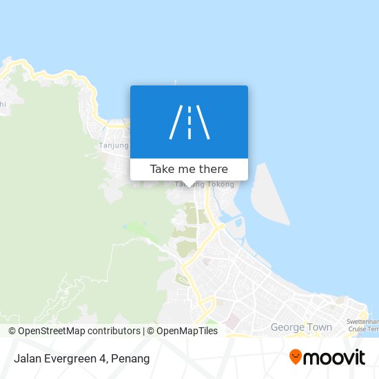 Jalan Evergreen 4 map