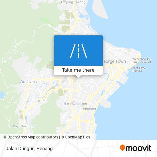 Jalan Dungun map