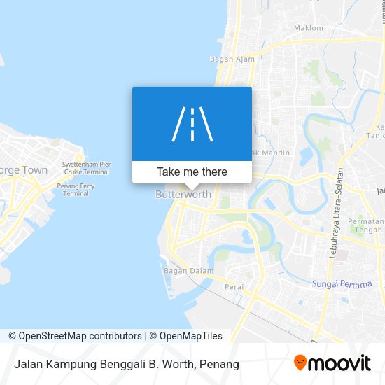 Peta Jalan Kampung Benggali B. Worth