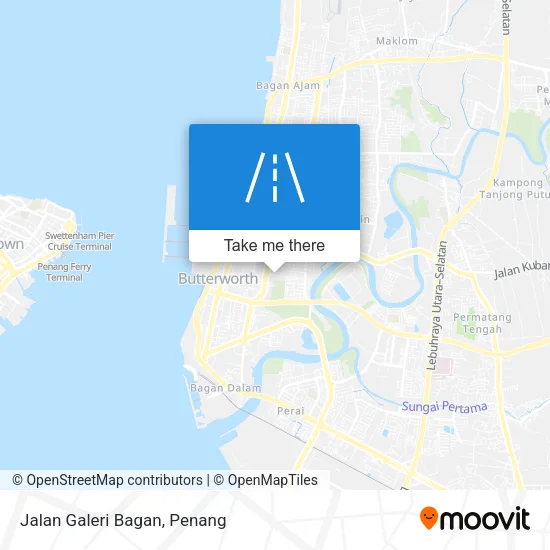 Jalan Galeri Bagan map