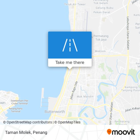 Taman Molek map