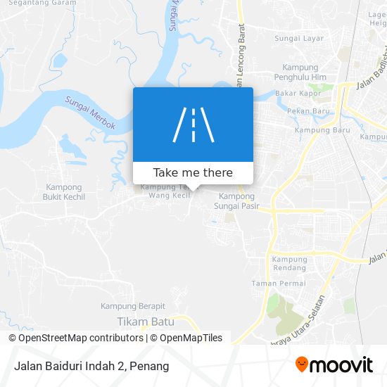 Jalan Baiduri Indah 2 map