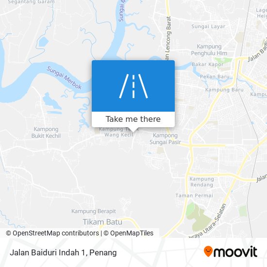 Jalan Baiduri Indah 1 map