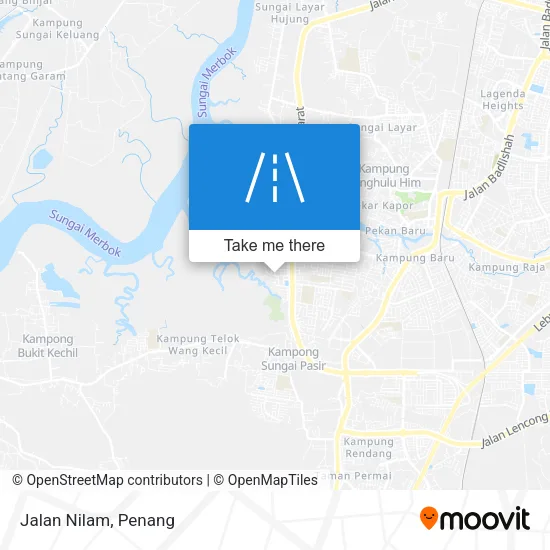 Jalan Nilam map
