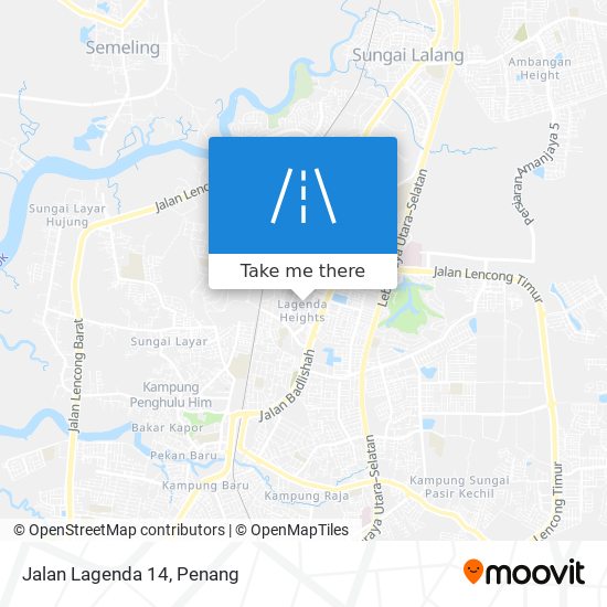 Jalan Lagenda 14 map