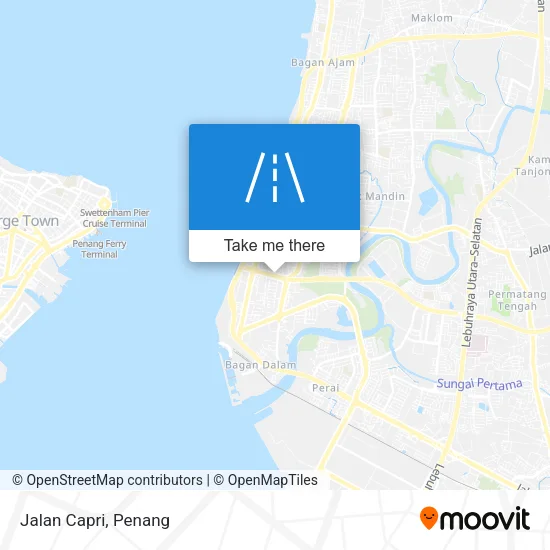 Jalan Capri map
