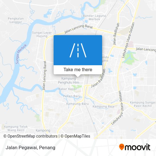 Jalan Pegawai map