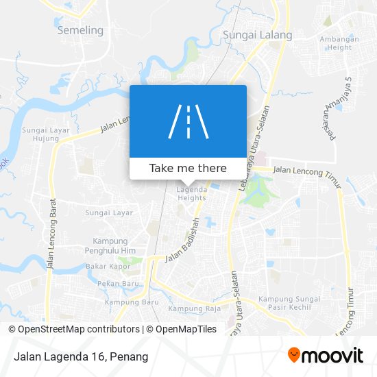 Jalan Lagenda 16 map