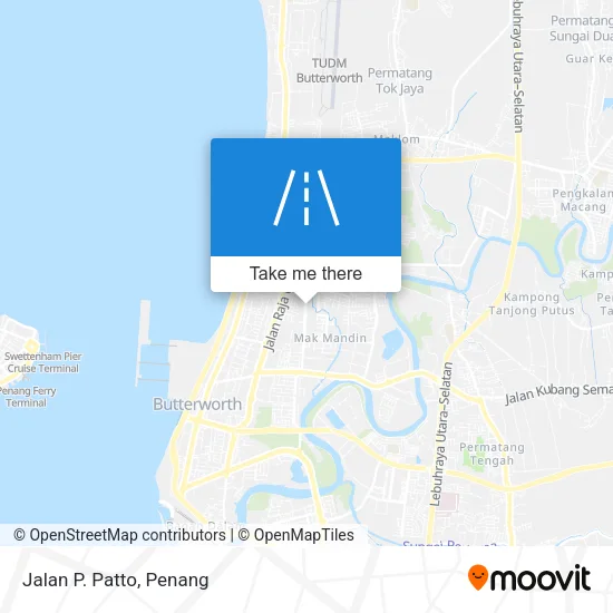 Jalan P. Patto map