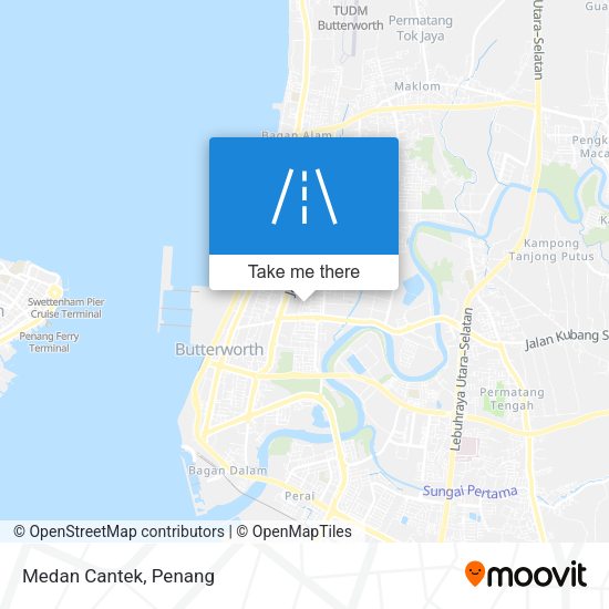 Medan Cantek map