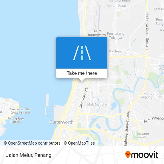 Jalan Melur map