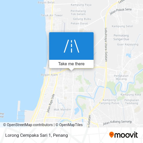 Peta Lorong Cempaka Sari 1