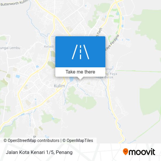 Peta Jalan Kota Kenari 1/5