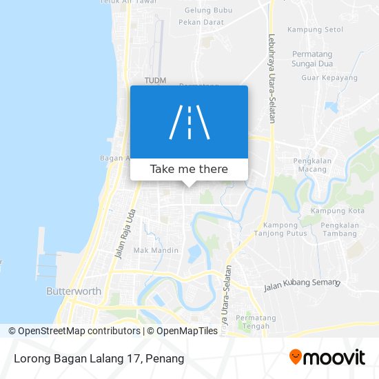 Peta Lorong Bagan Lalang 17