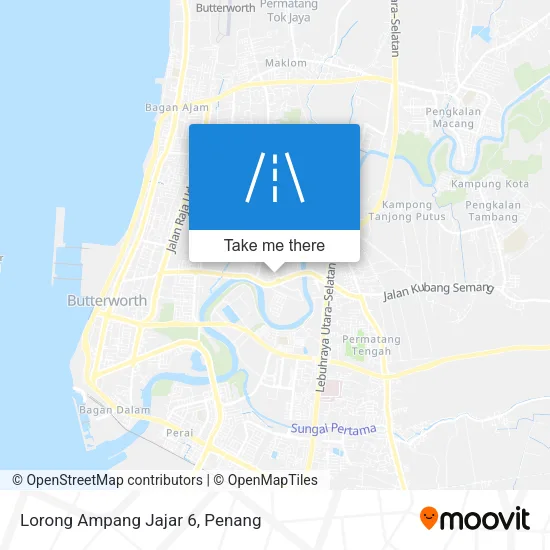 Lorong Ampang Jajar 6 map