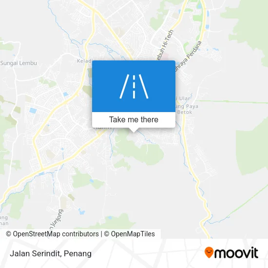 Jalan Serindit map