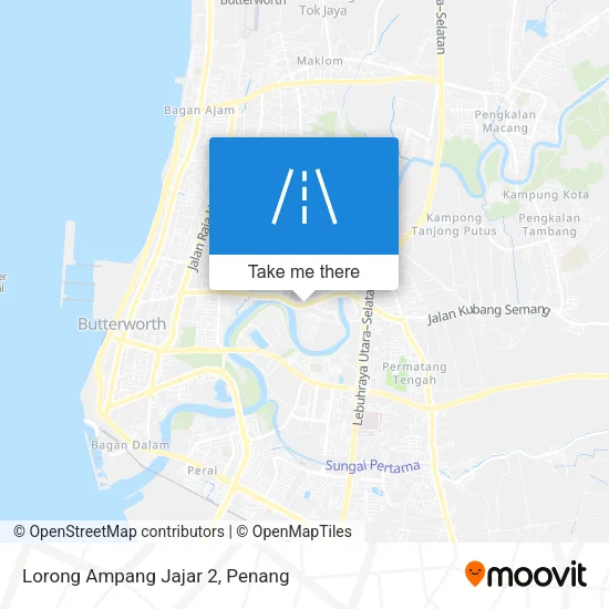 Lorong Ampang Jajar 2 map