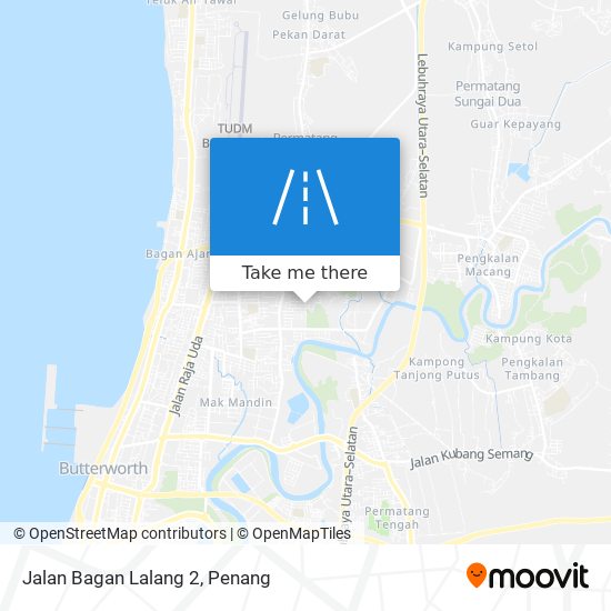 Jalan Bagan Lalang 2 map