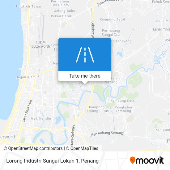 Peta Lorong Industri Sungai Lokan 1