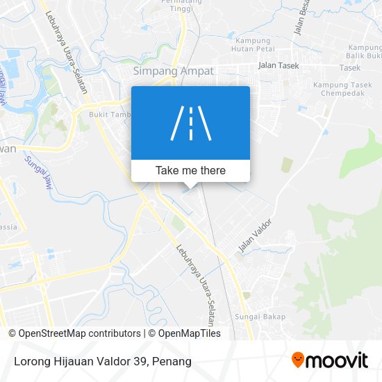 Peta Lorong Hijauan Valdor 39