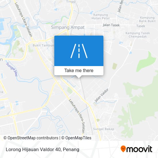 Peta Lorong Hijauan Valdor 40