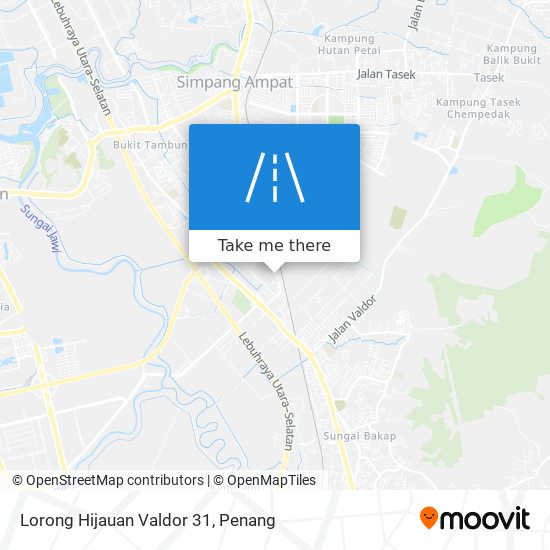 Lorong Hijauan Valdor 31 map