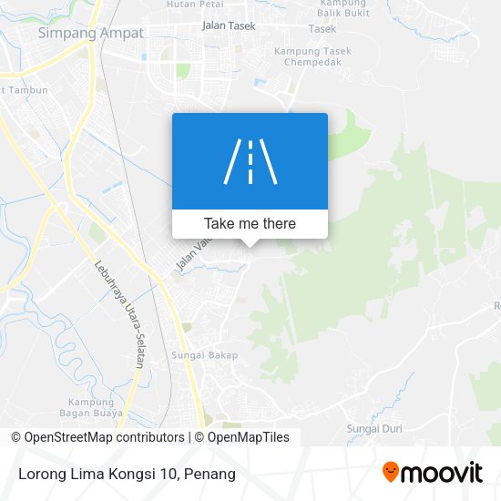 Peta Lorong Lima Kongsi 10