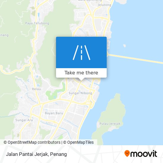 Peta Jalan Pantai Jerjak