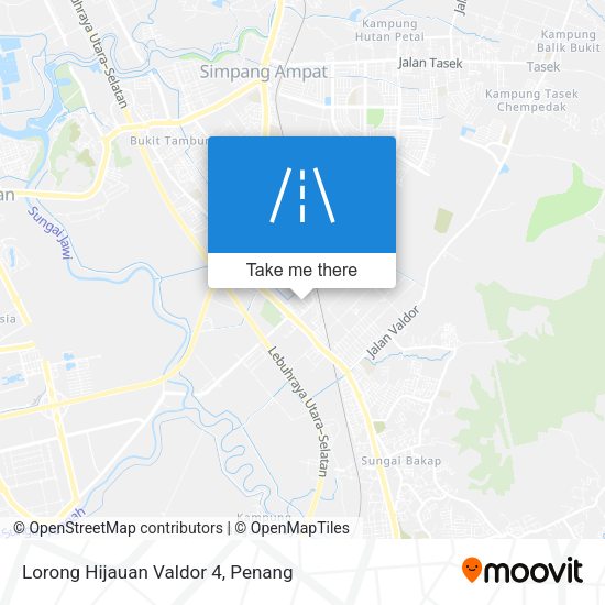 Lorong Hijauan Valdor 4 map