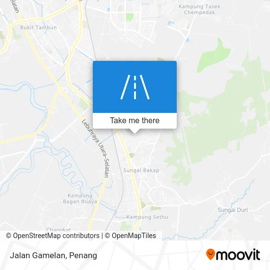 Jalan Gamelan map