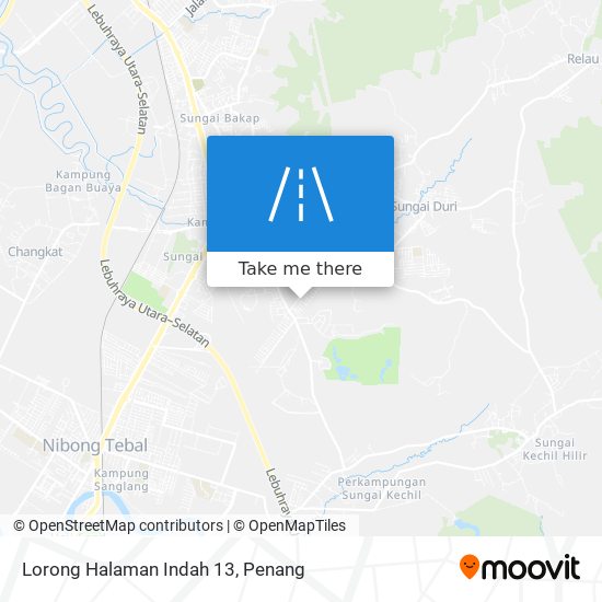 Peta Lorong Halaman Indah 13