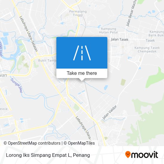 Peta Lorong Iks Simpang Empat L