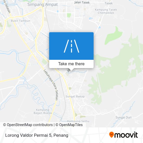 Lorong Valdor Permai 5 map